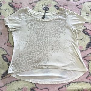 Charlotte Russe Animal Print Top